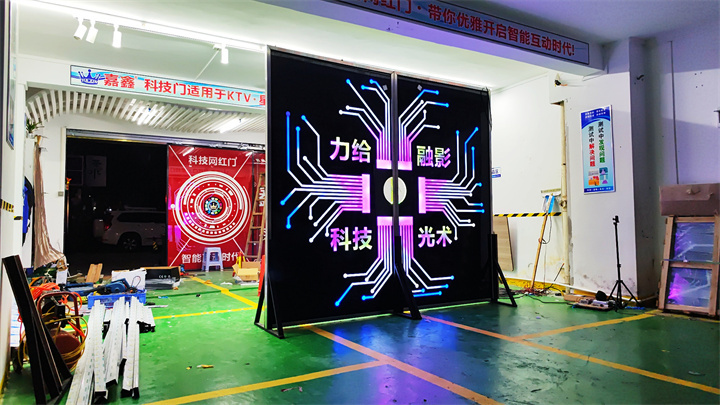科技大门，接触式掌纹识别门