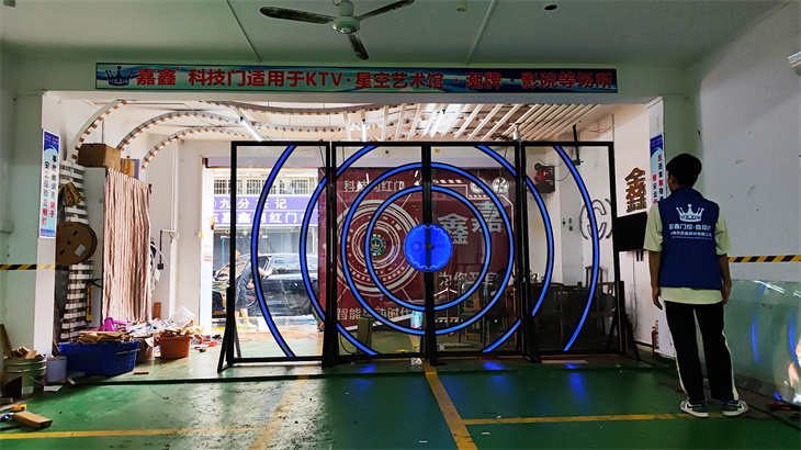 透明展厅科技门
